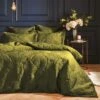 Paoletti Palmeria Embroidered Reversible Duvet Cover & Pillowcase Set -furn Sale Store 30877022