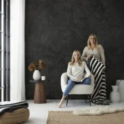 Style Sisters Knitted Stripe Throw -furn Sale Store 30877089 alt04