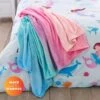 Catherine Lansfield Mermaid Cosy Fleece Blanket -furn Sale Store 30880245