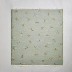 Bee Jacquard Woven Throw 155x170 -furn Sale Store 30885996 alt05