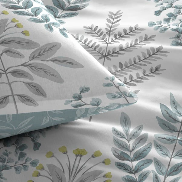 Emily Easy Care Duck Egg Duvet Cover And Pillowcase Set 9 Emily Easy Care Duck Egg Duvet Cover And Pillowcase Set - Image 7