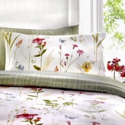 Spring Glade Easy Care Multicoloured Duvet Cover And Pillowcase Set -furn Sale Store 30888410 alt02