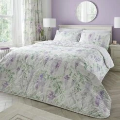 Wisteria Quilted Bedspread 200cm X 230cm