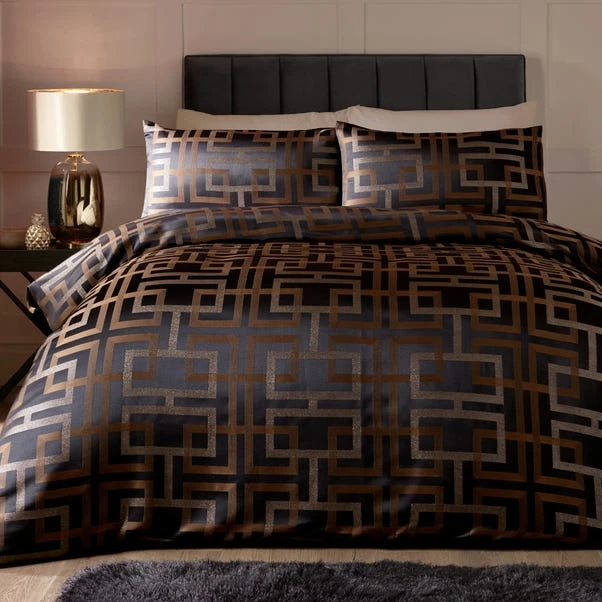 Soiree Bardon Black Duvet Cover And Pillowcase Set 7 Soiree Bardon Black Duvet Cover And Pillowcase Set - Image 5