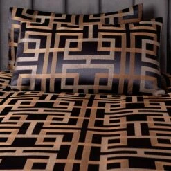 Soiree Bardon Black Duvet Cover And Pillowcase Set 19 Soiree Bardon Black Duvet Cover And Pillowcase Set -furn Sale Store 30888747 alt01