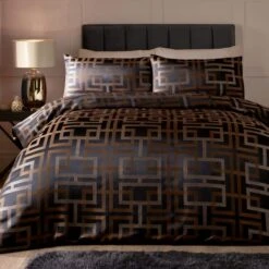 Soiree Bardon Black Duvet Cover And Pillowcase Set 22 Soiree Bardon Black Duvet Cover And Pillowcase Set -furn Sale Store 30888749