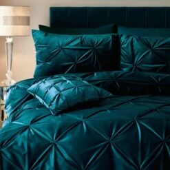 Soiree Mira Teal Duvet Cover And Pillowcase Set 19 Soiree Mira Teal Duvet Cover And Pillowcase Set -furn Sale Store 30888770 alt01