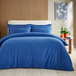 Elements Cotton Jersey Plain Duvet Cover & Pillowcase Set​ -furn Sale Store 30896651