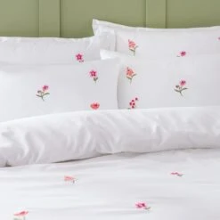 Rosetta Floral Embroidery Duvet Cover & Pillowcase Set -furn Sale Store 30897866 alt01