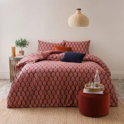Rehan Leaves Duvet Cover & Pillowcase Set -furn Sale Store 30897882