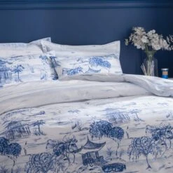 Modern Chinoiserie Duvet Cover & Pillowcase Set -furn Sale Store 30897960 alt03