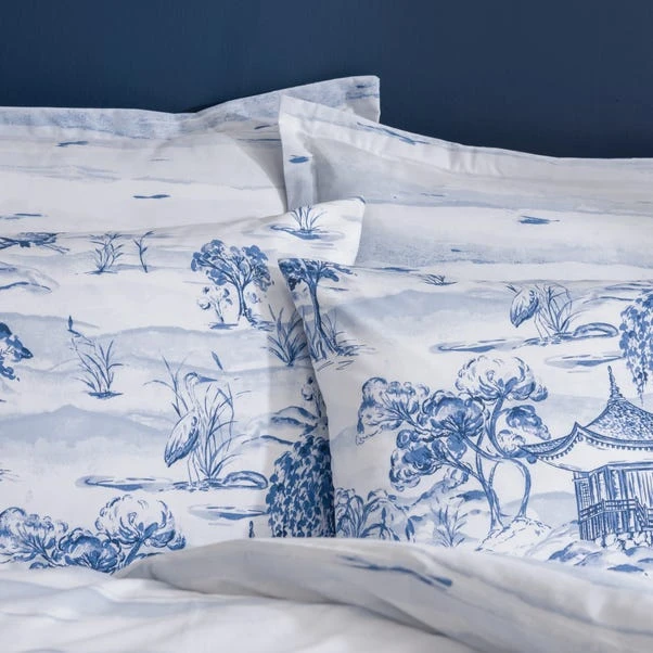 Modern Chinoiserie Oxford Pillowcase 5 Modern Chinoiserie Oxford Pillowcase - Image 3