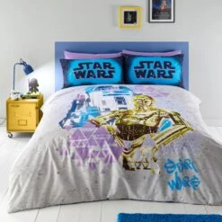 Star Wars R2D2 And C3PO Duvet Cover And Pillowcase Set