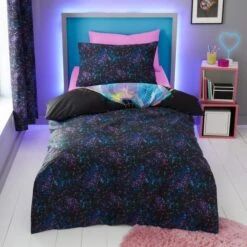 Football Graphic Girl Single Duvet Cover And Pillowcase Set -furn Sale Store 30898210 alt02