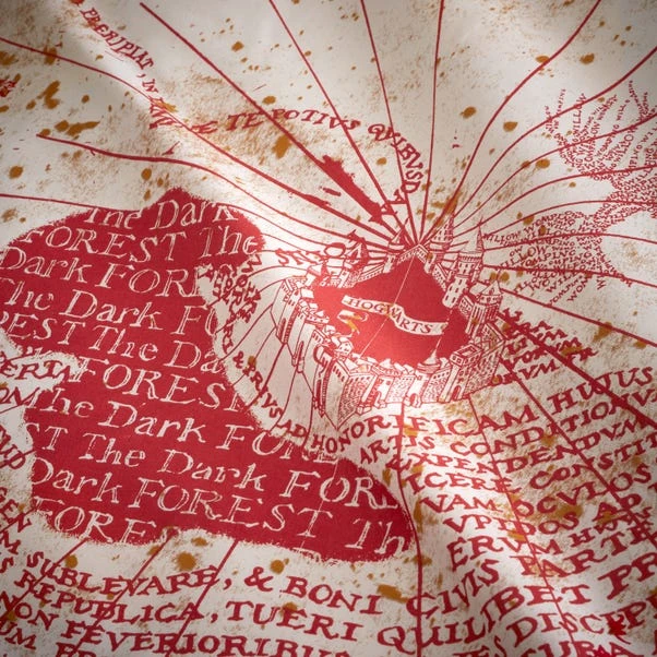 Marvel Harry Potter Marauders Map Duvet Cover And Pillowcase Set 9 Marvel Harry Potter Marauders Map Duvet Cover And Pillowcase Set - Image 7
