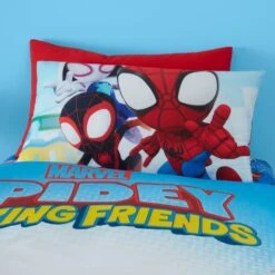 Marvel Spidey And His Amazing Friends Duvet Cover And Pillowcase Set -furn Sale Store 30898311 alt01
