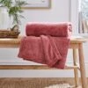 Leila Leaf Fleece Throw 130x170cm -furn Sale Store 30898345