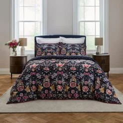 Dorma Midnight Garden Ink Duvet Cover And Pillowcase Set 26 Dorma Midnight Garden Ink Duvet Cover And Pillowcase Set -furn Sale Store 30900264