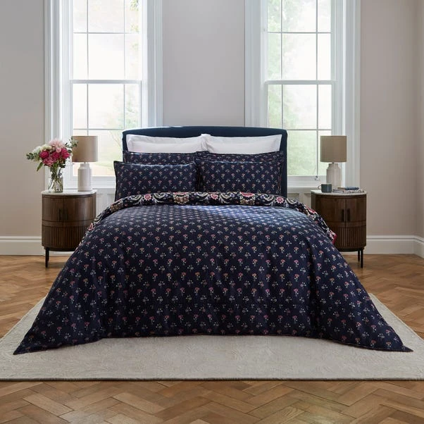 Dorma Midnight Garden Ink Duvet Cover And Pillowcase Set 12 Dorma Midnight Garden Ink Duvet Cover And Pillowcase Set - Image 10