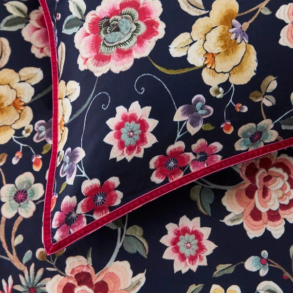 Dorma Midnight Garden 300 Thread Count Standard Pillowcase Pair 5 Dorma Midnight Garden 300 Thread Count Standard Pillowcase Pair - Image 3