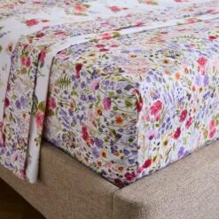 Dorma Modern Ditsy 100% Cotton Flat Sheet -furn Sale Store 30900511