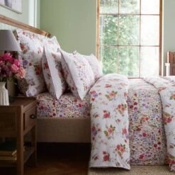 Dorma Modern Ditsy 100% Cotton Flat Sheet -furn Sale Store 30900543 alt01