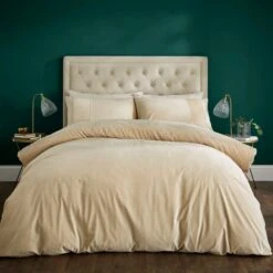 Liliana Pleated Luxury Velvet Duvet Cover And Pillowcase Set -furn Sale Store 30901215