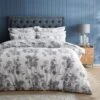 Cassidy Rose Silver Duvet Cover And Pillowcase Set -furn Sale Store 30902366