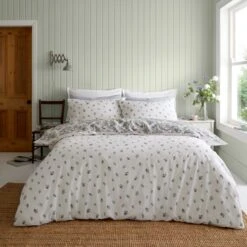 Gianna Trellis Lilac Duvet Cover And Pillowcase Set -furn Sale Store 30902404 alt02