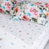 Malin Stem Blooms 100% Cotton Fitted Sheet -furn Sale Store 30902501