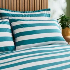 Elements Bold Stripe Cotton Duvet Cover And Pillowcase Set 35 Elements Bold Stripe Cotton Duvet Cover And Pillowcase Set -furn Sale Store 30902545 alt01