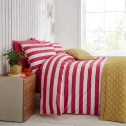 Elements Bold Stripe Cotton Duvet Cover And Pillowcase Set 25 Elements Bold Stripe Cotton Duvet Cover And Pillowcase Set -furn Sale Store 30902621 alt06