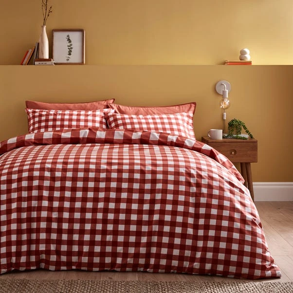 Ansley Gingham Duvet Cover & Pillowcase Set 3 Ansley Gingham Duvet Cover & Pillowcase Set
