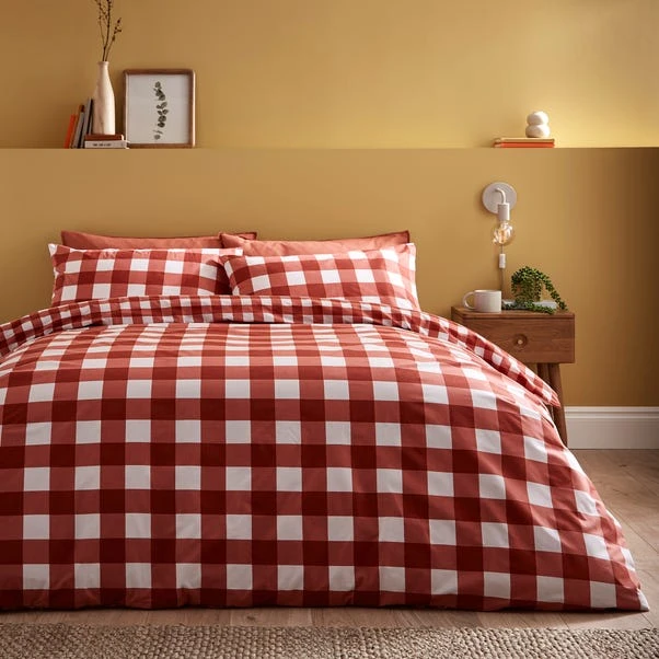 Ansley Gingham Duvet Cover & Pillowcase Set 5 Ansley Gingham Duvet Cover & Pillowcase Set - Image 3