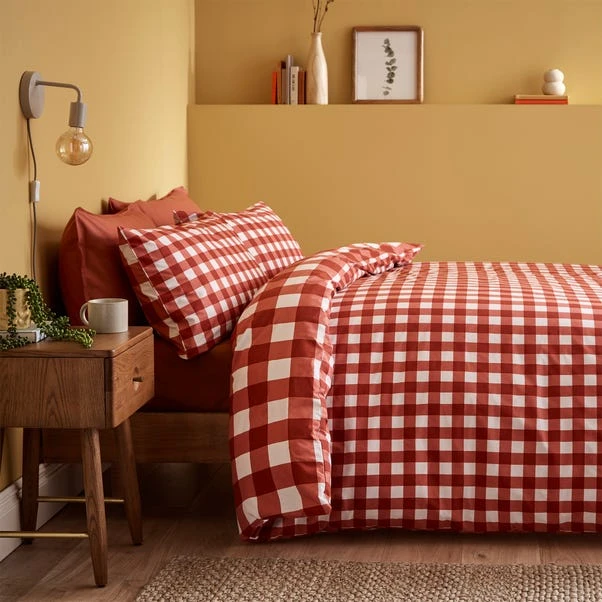 Ansley Gingham Duvet Cover & Pillowcase Set 9 Ansley Gingham Duvet Cover & Pillowcase Set - Image 7