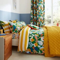 Elements Fieldsley Multicoloured Cotton Duvet Cover And Pillowcase Set 35 Elements Fieldsley Multicoloured Cotton Duvet Cover And Pillowcase Set -furn Sale Store 30903877 alt06