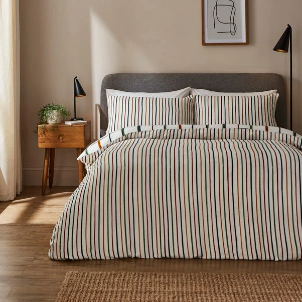 Woodland Check Fleece Duvet Cover And Pillowcase Set 5 Woodland Check Fleece Duvet Cover And Pillowcase Set - Image 3
