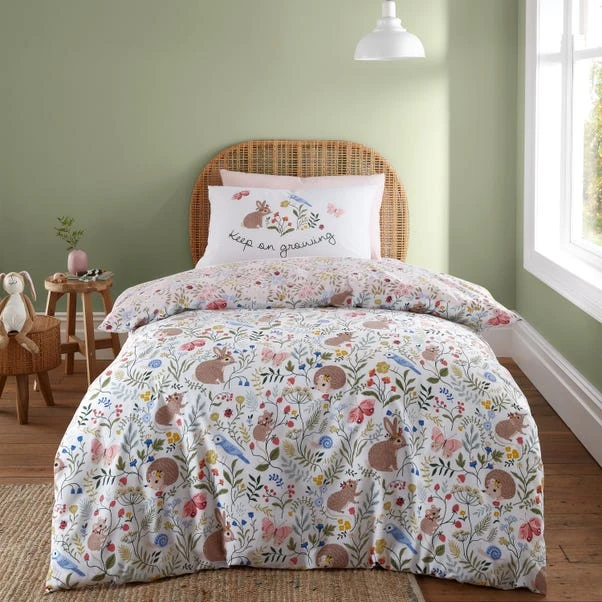 RHS Garden Animals Multicoloured Reversible Duvet Cover And Pillowcase Set 9 RHS Garden Animals Multicoloured Reversible Duvet Cover And Pillowcase Set - Image 7