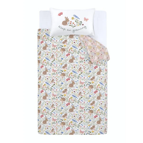 RHS Garden Animals Multicoloured Reversible Duvet Cover And Pillowcase Set 13 RHS Garden Animals Multicoloured Reversible Duvet Cover And Pillowcase Set - Image 11