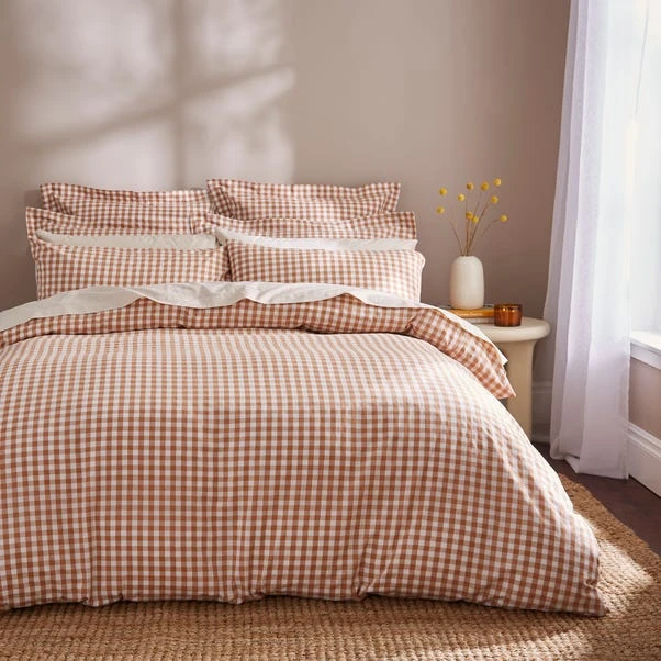 Portloe Woven Gingham Duvet Cover & Pillowcase Set 15 Portloe Woven Gingham Duvet Cover & Pillowcase Set - Image 13