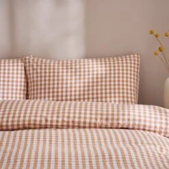 Portloe Woven Gingham Duvet Cover & Pillowcase Set 31 Portloe Woven Gingham Duvet Cover & Pillowcase Set -furn Sale Store 30915782 alt03