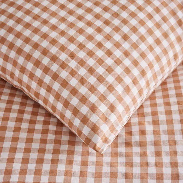 Portloe Woven Gingham Duvet Cover & Pillowcase Set 13 Portloe Woven Gingham Duvet Cover & Pillowcase Set - Image 11