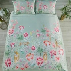Soiree Tropical Leopard 200 Thread Count Duvet Cover And Pillowcase Set 30 Soiree Tropical Leopard 200 Thread Count Duvet Cover And Pillowcase Set -furn Sale Store 30916019 alt06