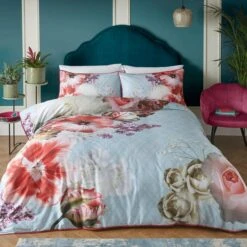 Laurence Llewelyn-Bowen Mayfair Lady 100% Cotton Duvet Cover And Pillowcase Set -furn Sale Store 30916084