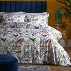 Laurence Llewelyn-Bowen Birdity 200 Thread Count Cotton Duvet Cover And Pillowcase Set 26 Laurence Llewelyn-Bowen Birdity 200 Thread Count Cotton Duvet Cover And Pillowcase Set -furn Sale Store 30916207