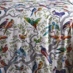 Laurence Llewelyn-Bowen Birdity 200 Thread Count Cotton Duvet Cover And Pillowcase Set 28 Laurence Llewelyn-Bowen Birdity 200 Thread Count Cotton Duvet Cover And Pillowcase Set -furn Sale Store 30916207 alt04