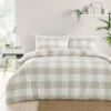 Fusion Seersucker Gingham Duvet Cover And Pillowcase Set -furn Sale Store 30916229