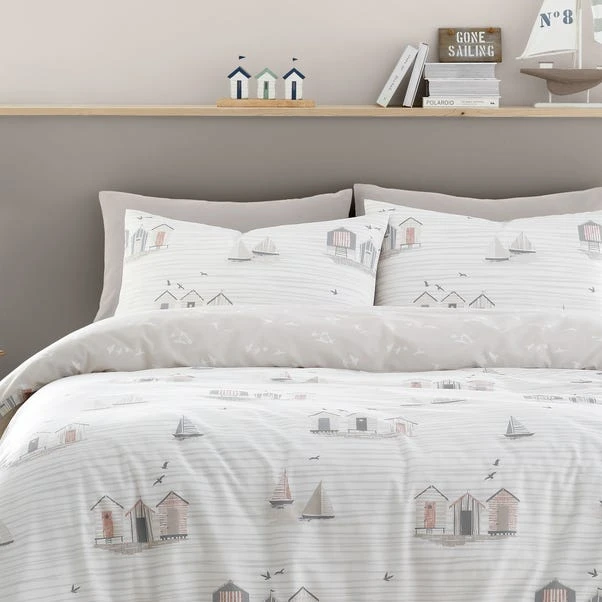 Fusion Beach Huts Duvet Cover And Pillowcase Set 4 Fusion Beach Huts Duvet Cover And Pillowcase Set - Image 2