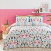 Fusion Tropical Flamingo Reversible Duvet Cover And Pillowcase Set -furn Sale Store 30916364