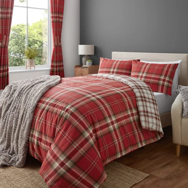 Catherine Lansfield Kelso Check Duvet Cover & Pillowcase Set 21 Catherine Lansfield Kelso Check Duvet Cover & Pillowcase Set - Image 19
